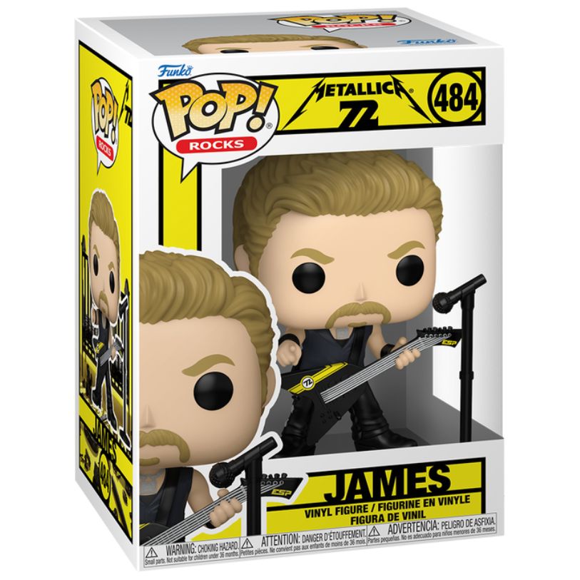FUNKO POP! ROCKS METALLICA JAMES no484