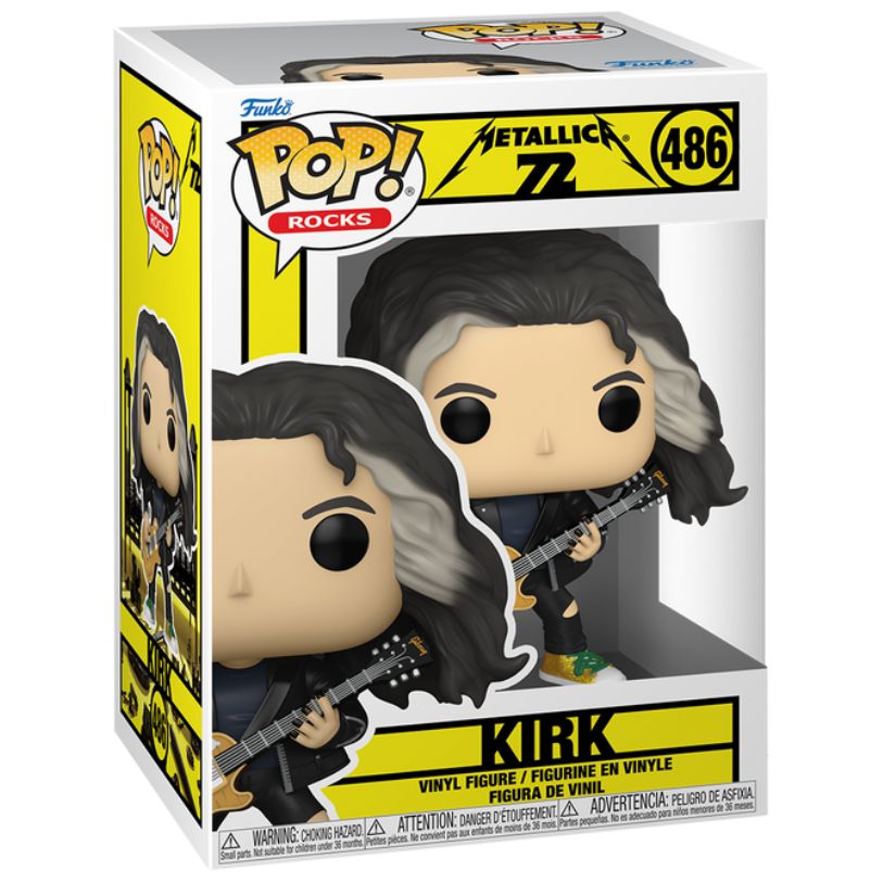 FUNKO POP! ROCKS METALLICA KIRK no486