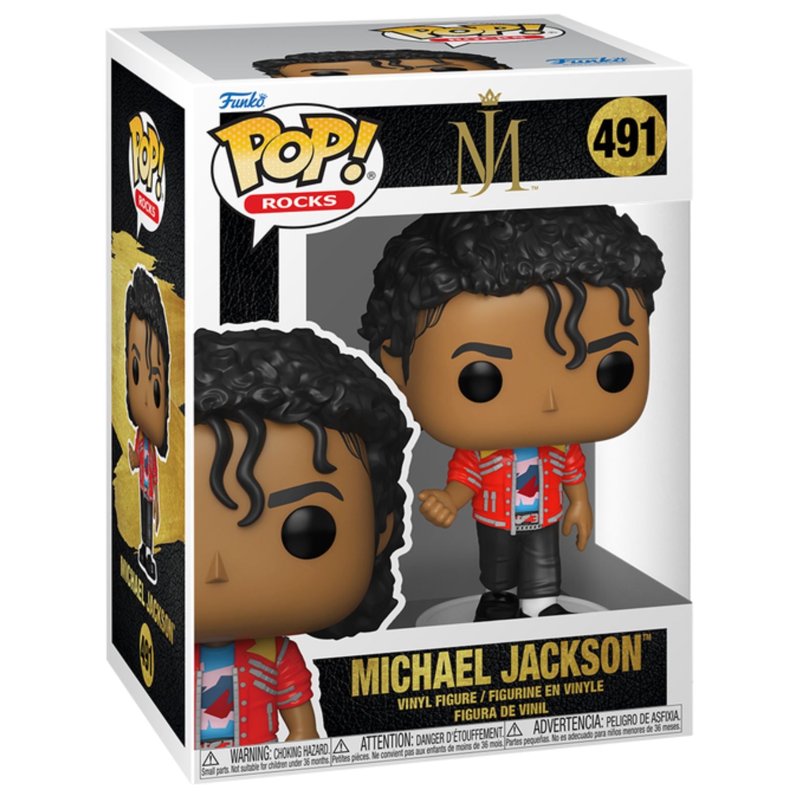 FUNKO POP! ROCKS MICHAEL JACKSON BEAT IT no491
