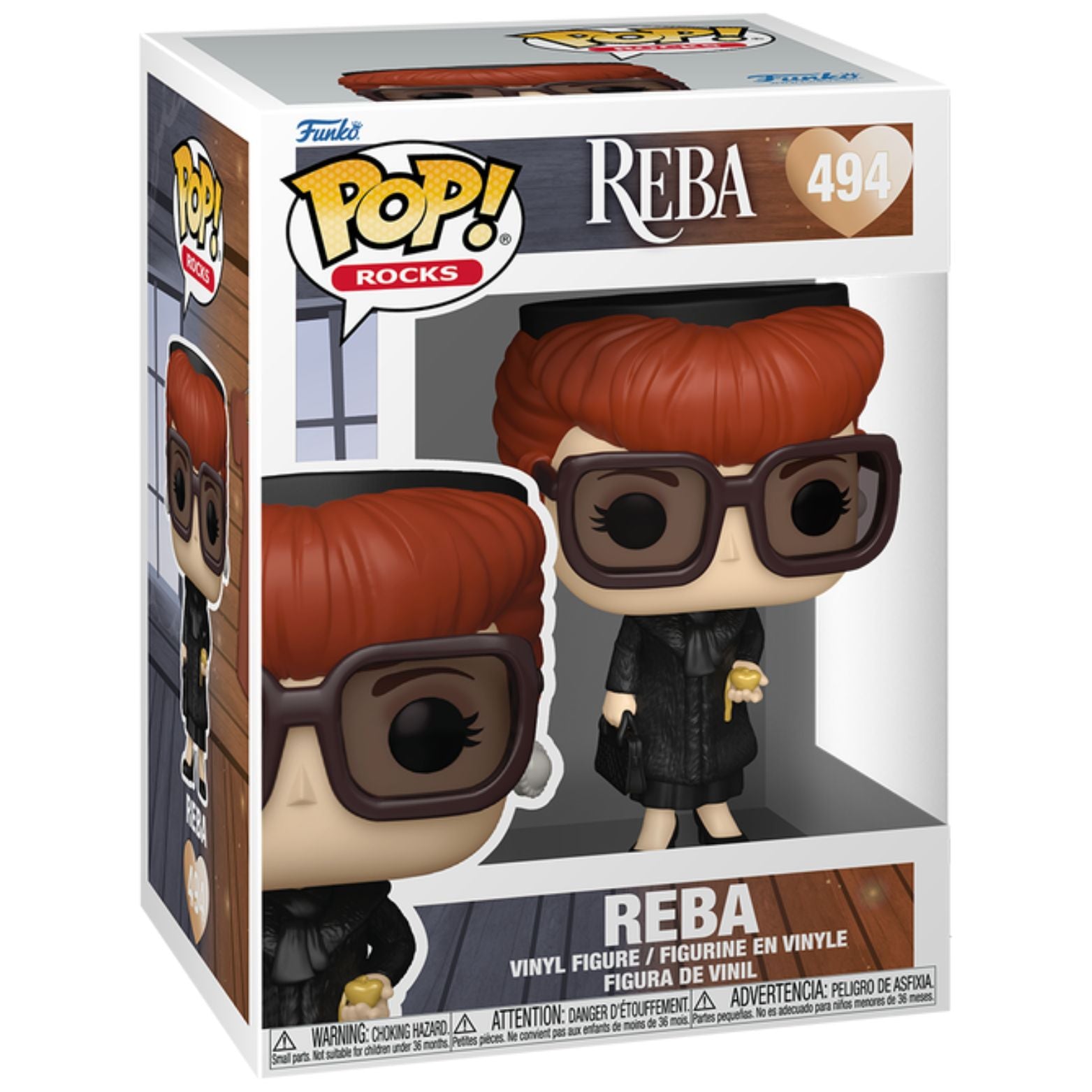 FUNKO POP! ROCKS REBA no494