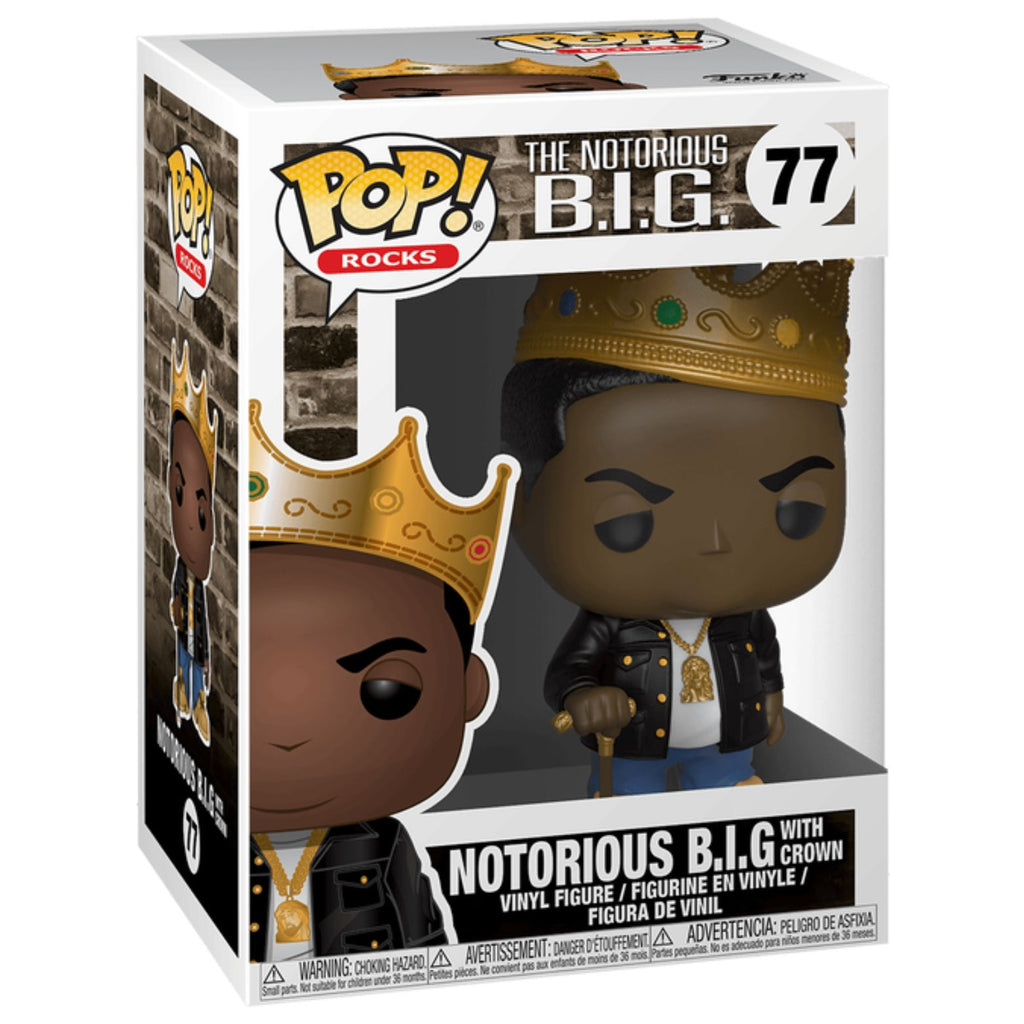 FUNKO POP! ROCKS THE NOTORIOUS B.I.G. WITH CROWN no77