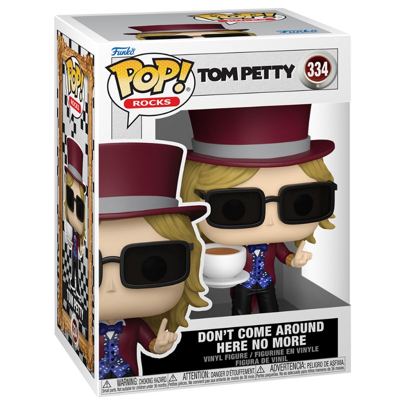 FUNKO POP! ROCKS TOM PETTY DON'T COME AROUND HERE NO MORE no334