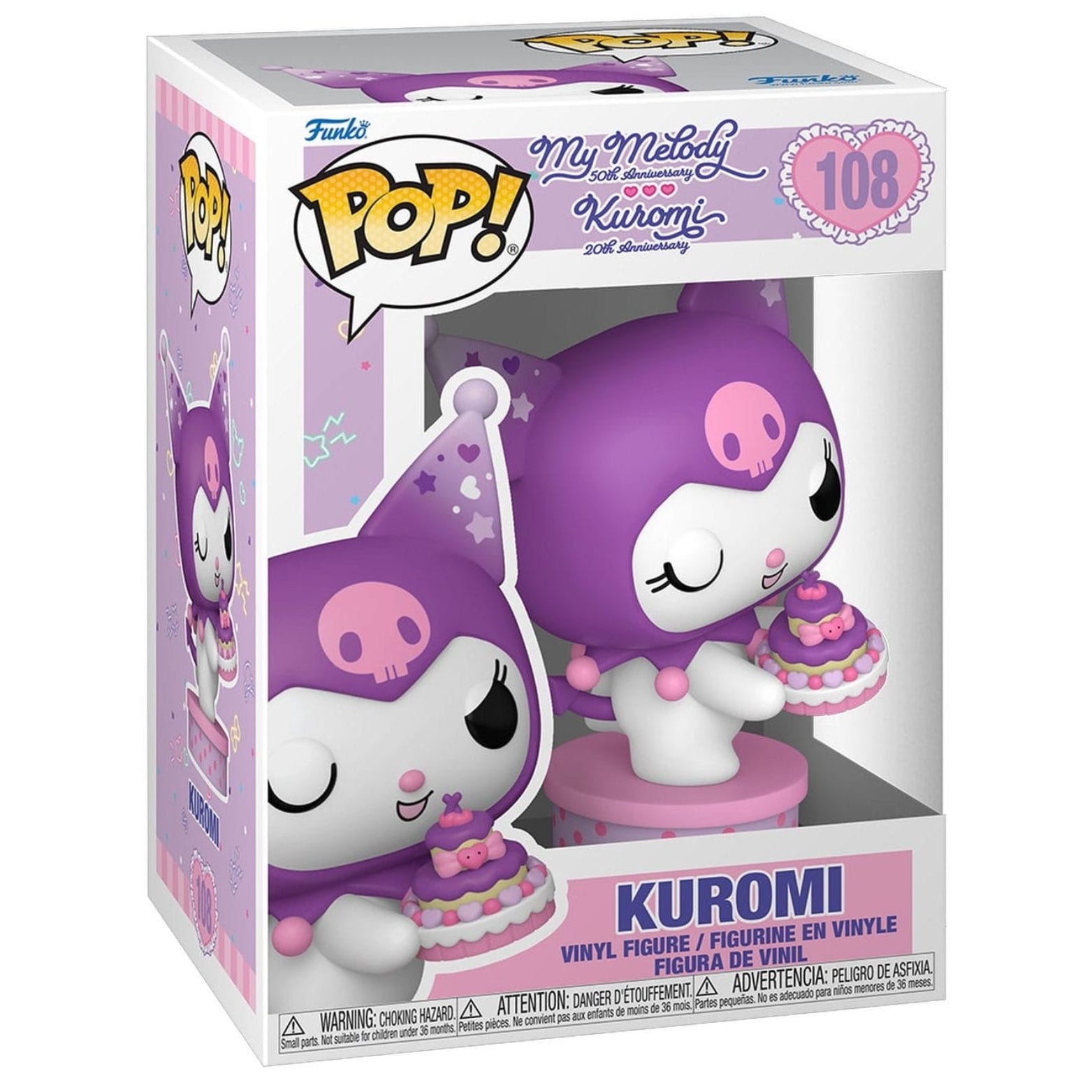 FUNKO POP! SANRIO HELLO KITTY AND FRIENDS KUROMI WITH CAKE FUNKO SPECIAL EDITION no108