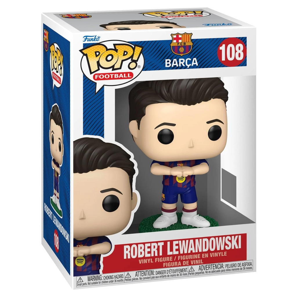 FUNKO POP! SOCCER FOOTBALL BARCELONA ROBERT LEWANDOWSKI no108