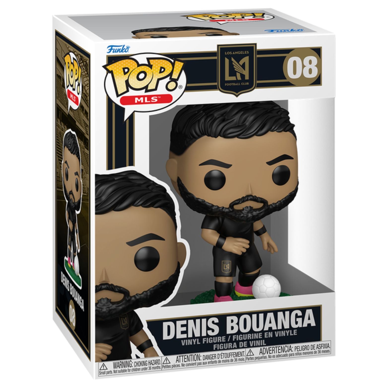 FUNKO POP! SOCCER FOOTBALL MLS LOS ANGELES DENIS BOUANGA no08