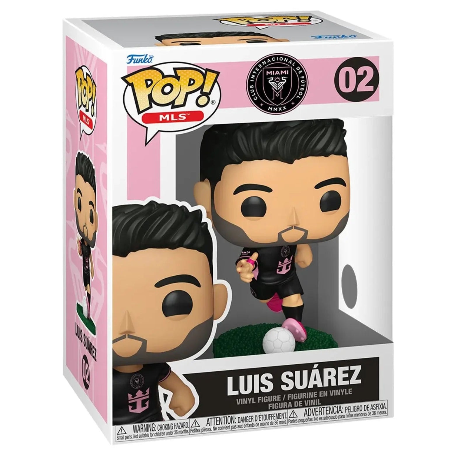 FUNKO POP! SOCCER FOOTBALL MLS MIAMI INTER LUIS SUAREZ no02