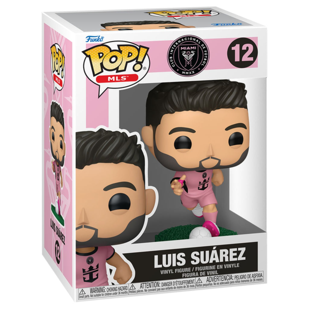 FUNKO POP! SOCCER FOOTBALL MLS MIAMI INTER LUIS SÚAREZ no12