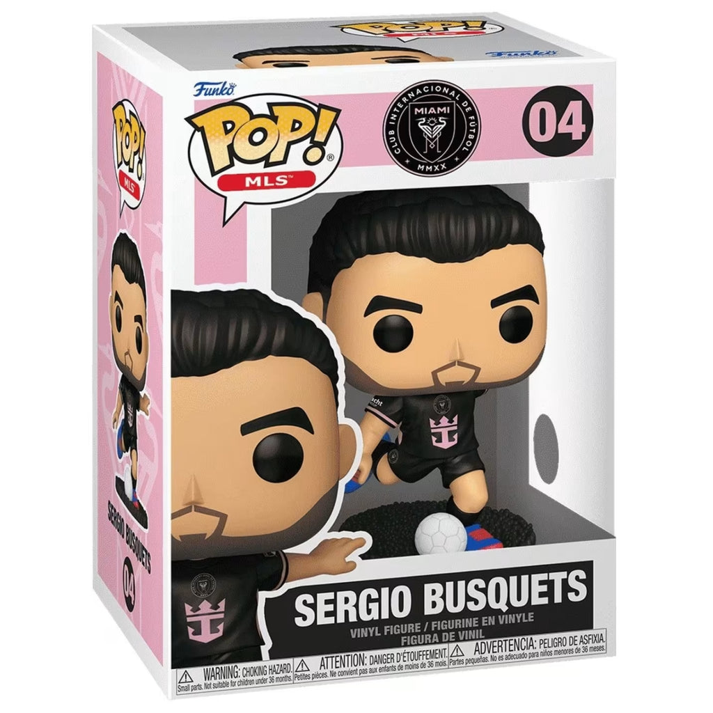 FUNKO POP! SOCCER FOOTBALL MLS MIAMI INTER SERGIO BUSQUETS no04