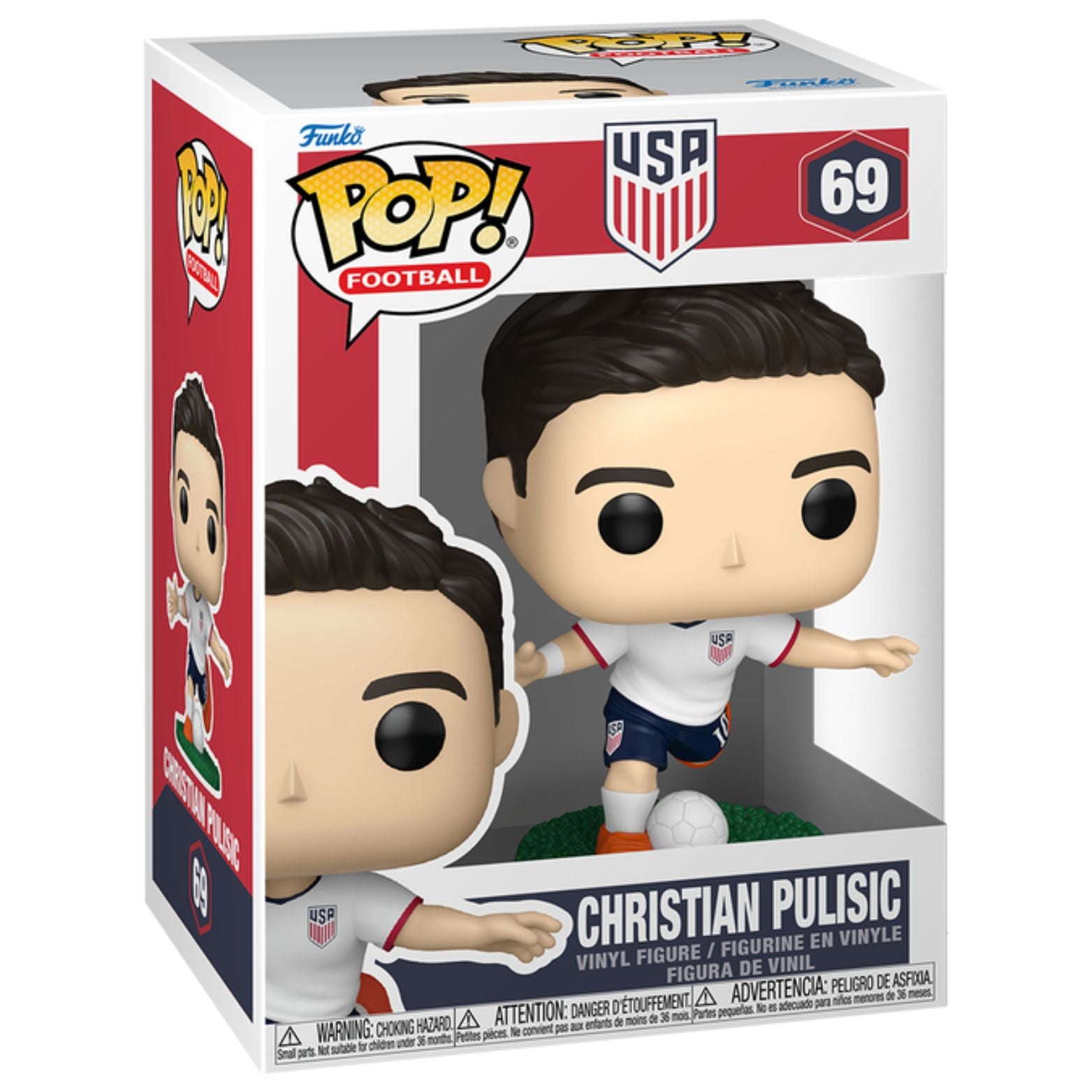 FUNKO POP! SOCCER FOOTBALL USA CHRISTIAN PULISIC no69