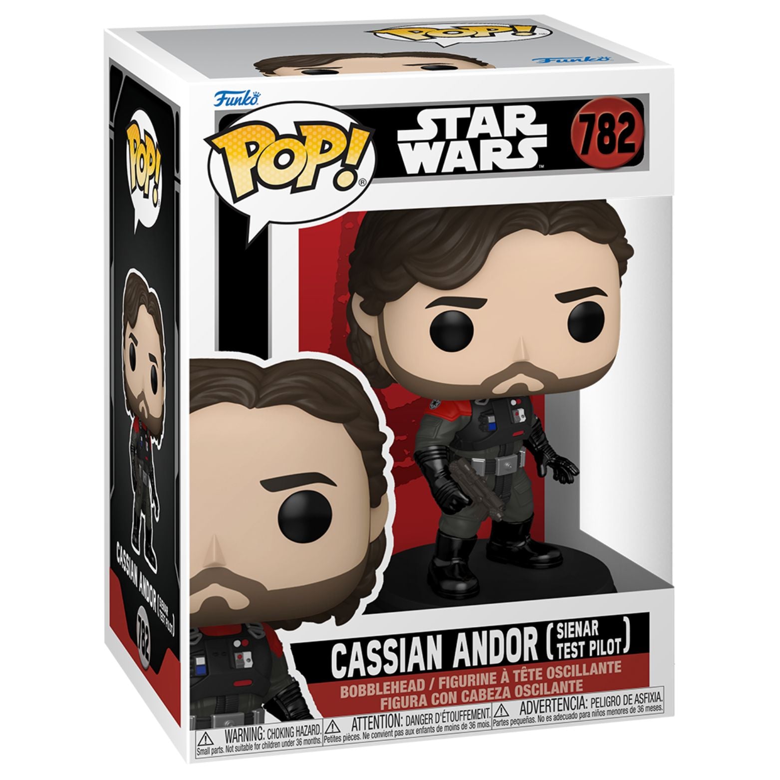 FUNKO POP! STAR WARS CASSIAN ANDOR SIENAR TEST PILOT no782