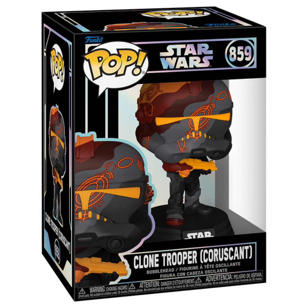 FUNKO POP! STAR WARS CLONE TROOPER (CORUSCANT) no859
