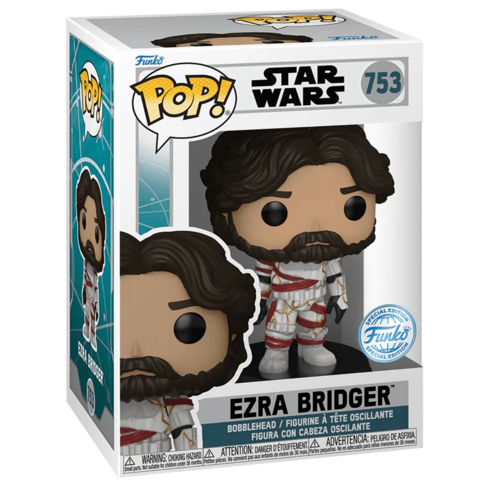 FUNKO POP! STAR WARS EZRA BRIDGER FUNKO SPECIAL EDITION no753