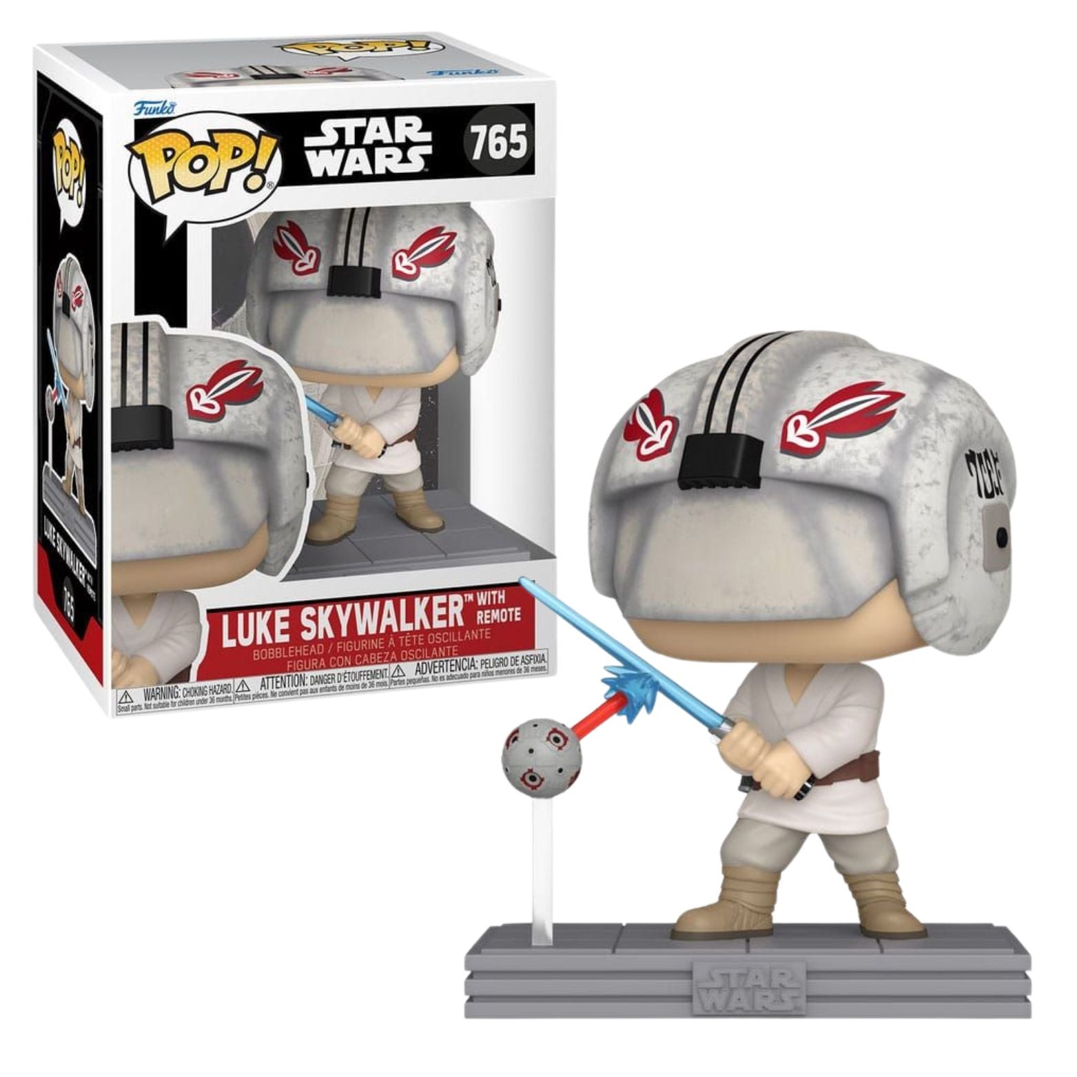 FUNKO POP! STAR WARS LUKE SKYWALKER WITH REMOTE no765