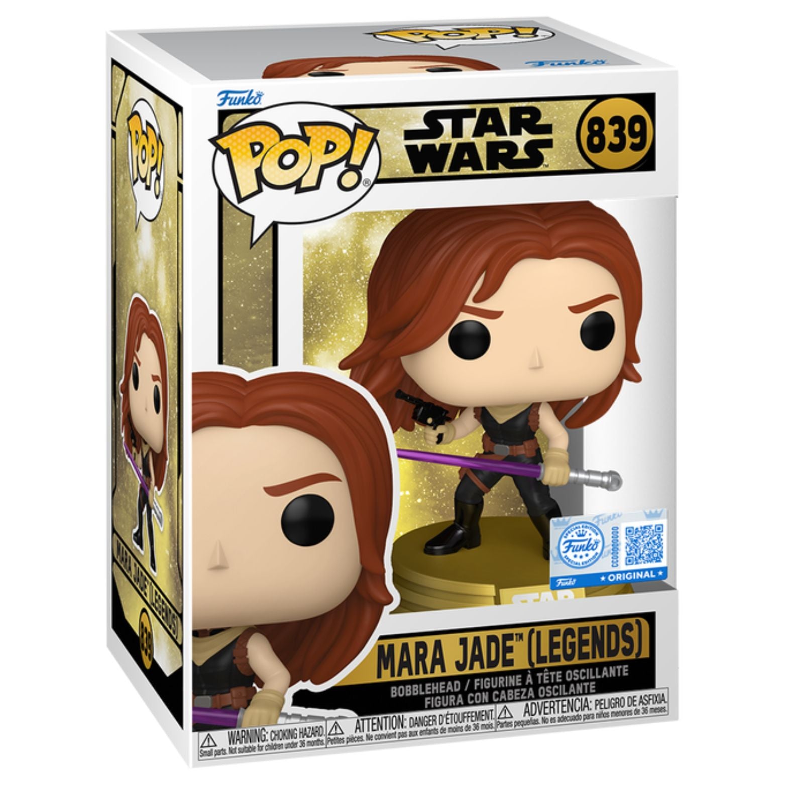 FUNKO POP! STAR WARS MARA JADE LEGENDS FUNKO SPECIAL EDITION no839