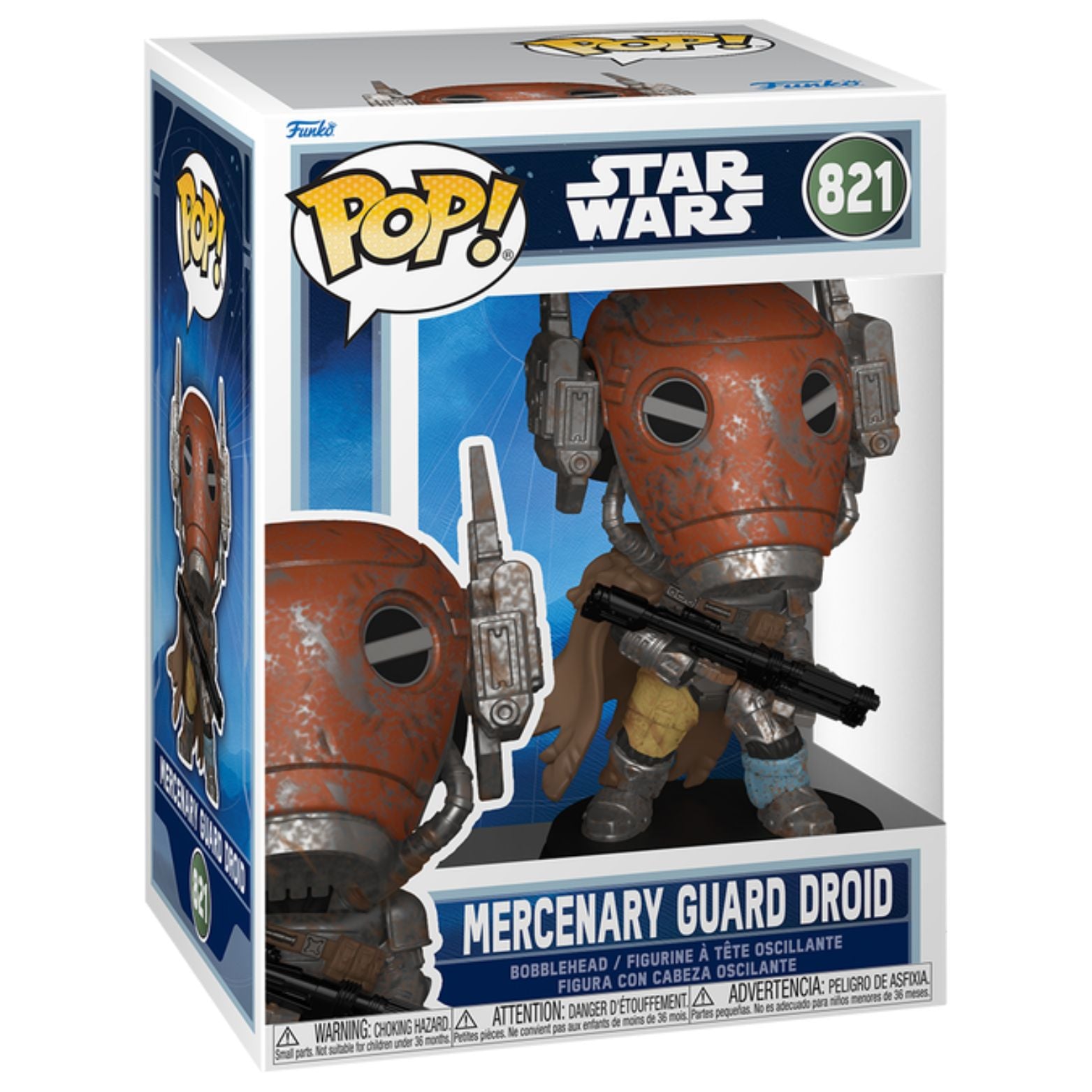 FUNKO POP! STAR WARS MERCENARY GUARD DROID no821