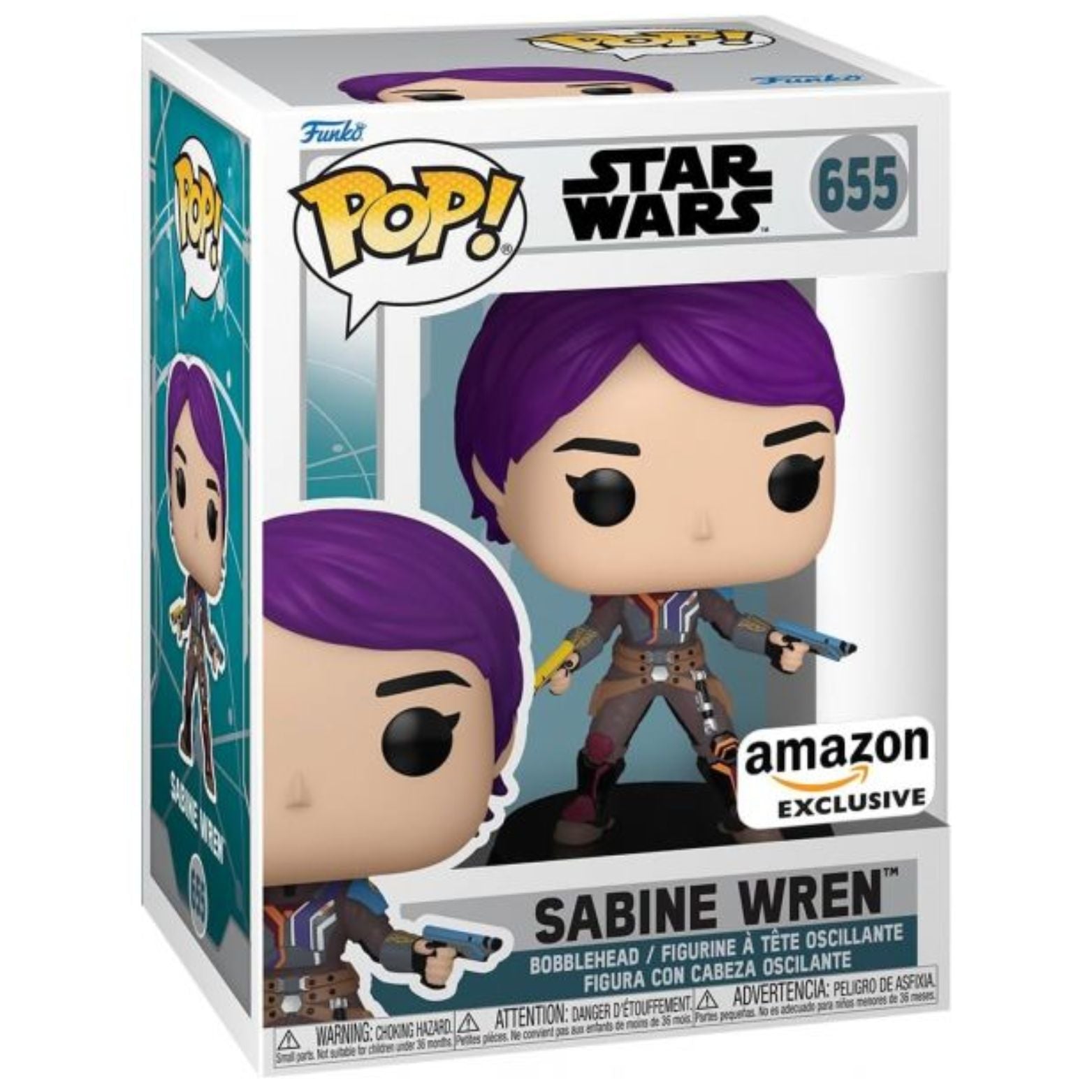 FUNKO POP! STAR WARS SABRINE WREN AMAZON EXCLUSIVE no655