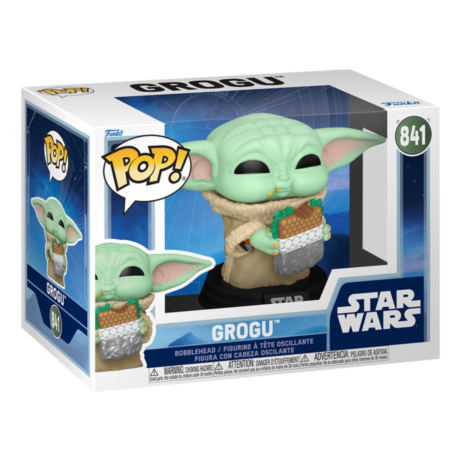 FUNKO POP! STAR WARS THE MANDALORIAN AND GROGU GROGU WITH SANDWICH no841