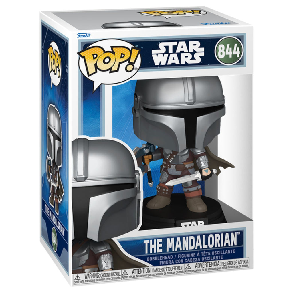 FUNKO POP! STAR WARS THE MANDALORIAN AND GROGU THE MANDALORIAN no844