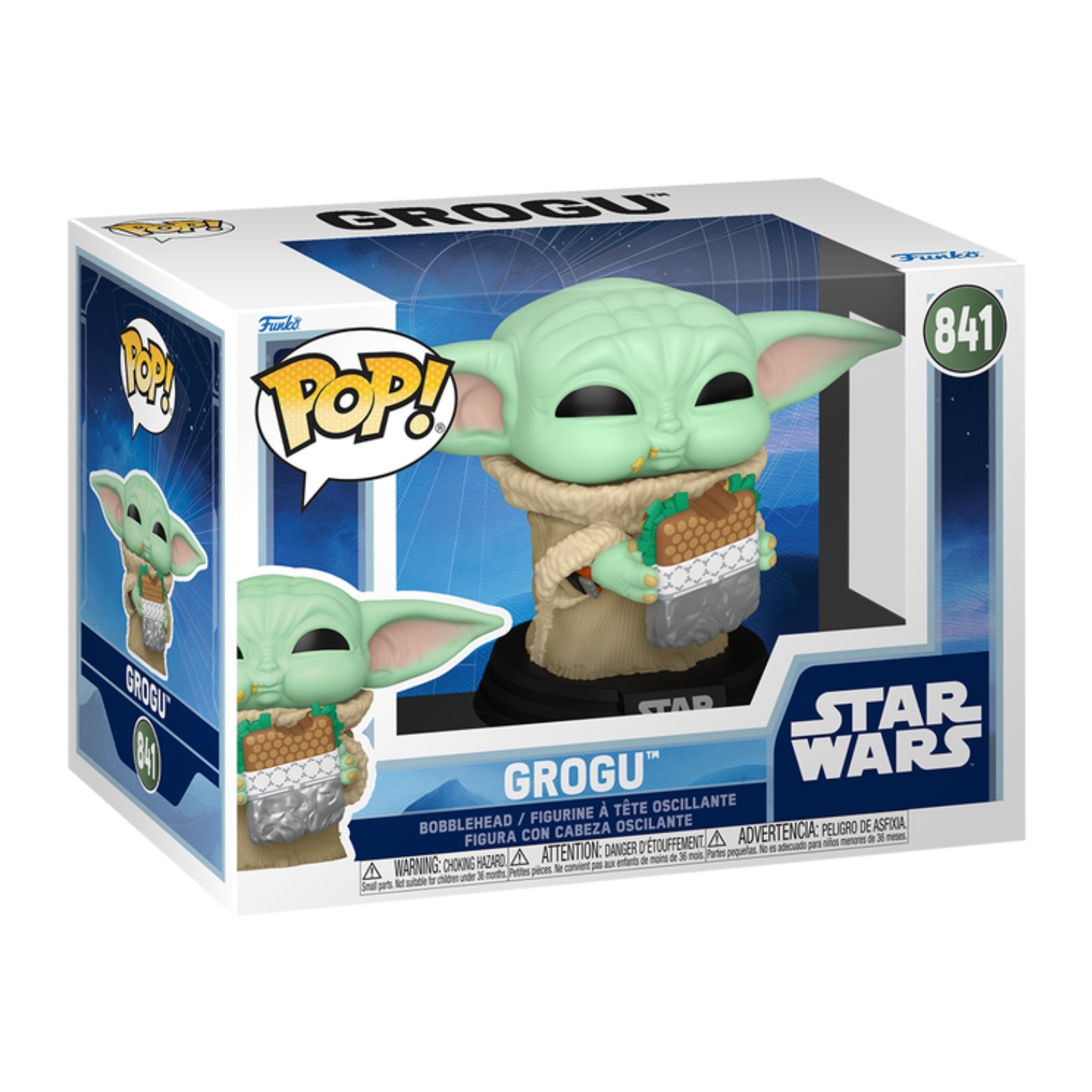 FUNKO POP! STAR WARS THE MANDALORIAN GROGU WITH FOOD no841