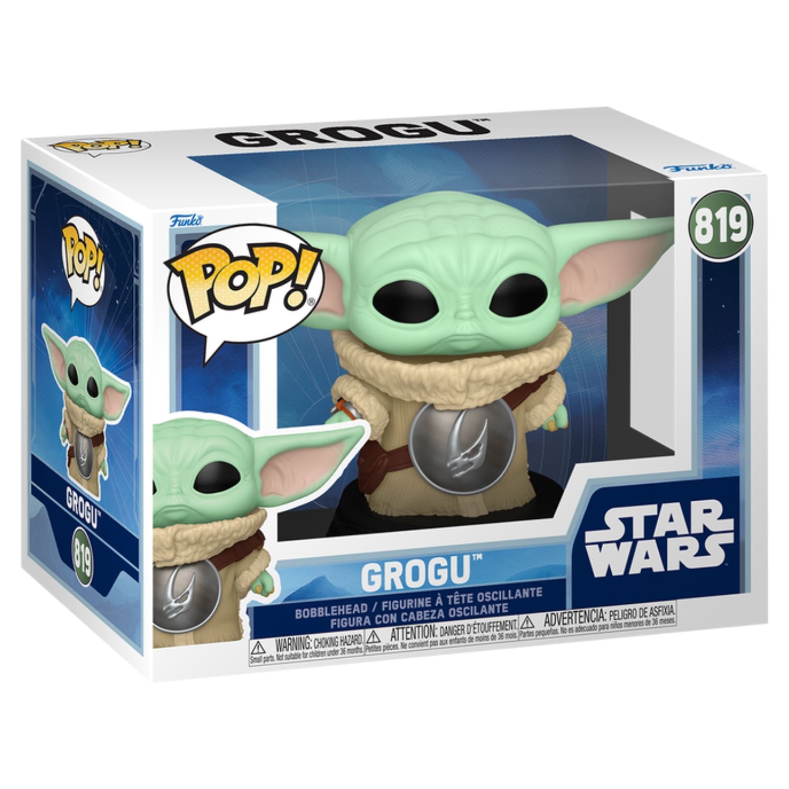 FUNKO POP! STAR WARS THE MANDALORIAN GROGU no819