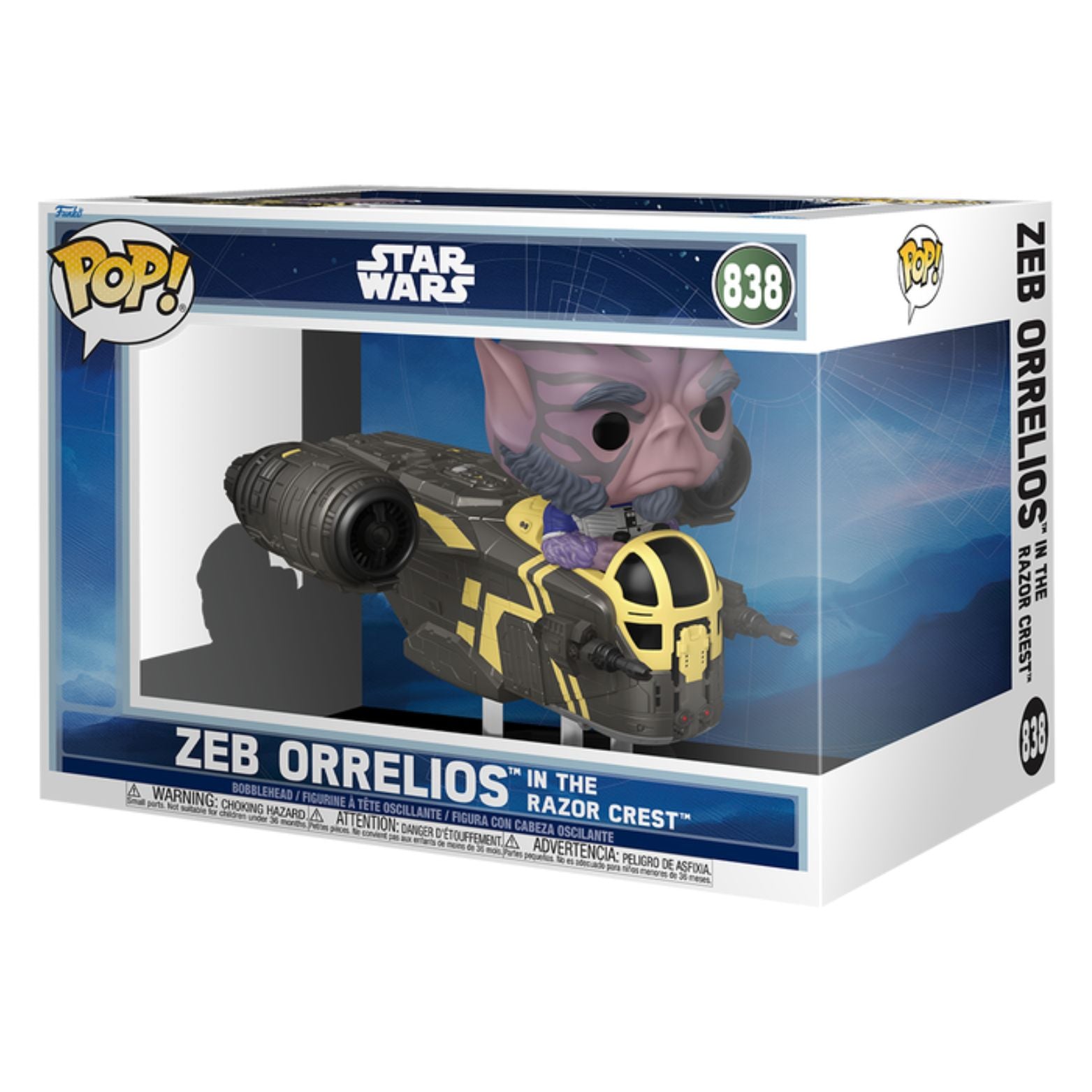 FUNKO POP! STAR WARS ZEB ORRELIOS IN THE RAZOR CREST no838