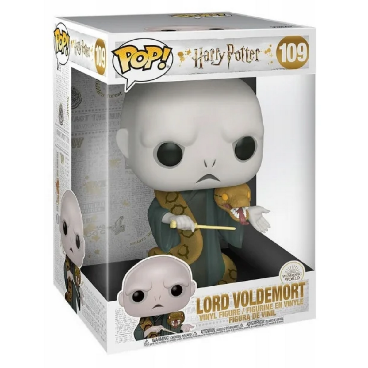 FUNKO POP! SUPER SIZED HARRY POTTER LORD VOLDEMORT WITH NAGINI no109