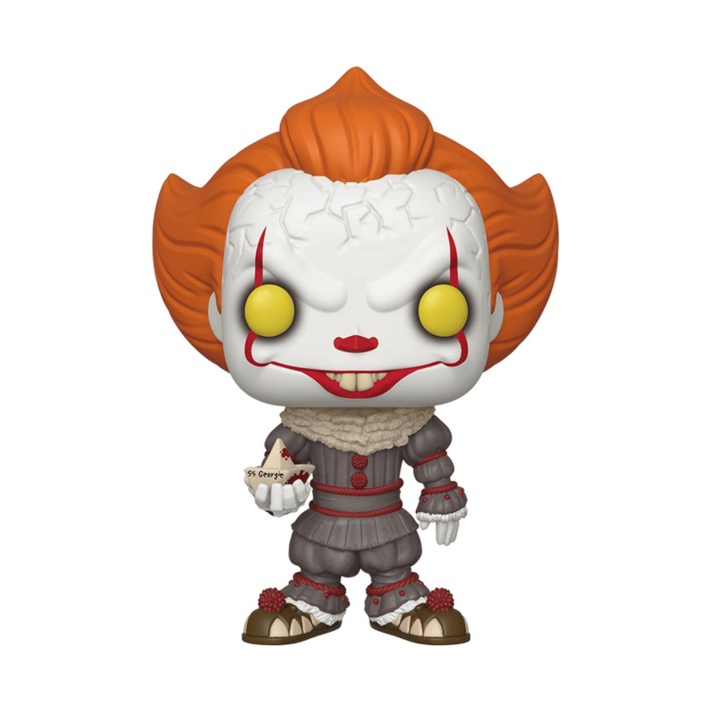 FUNKO POP! SUPER SIZED MOVIES IT PENNYWISE WITH BOAT no786