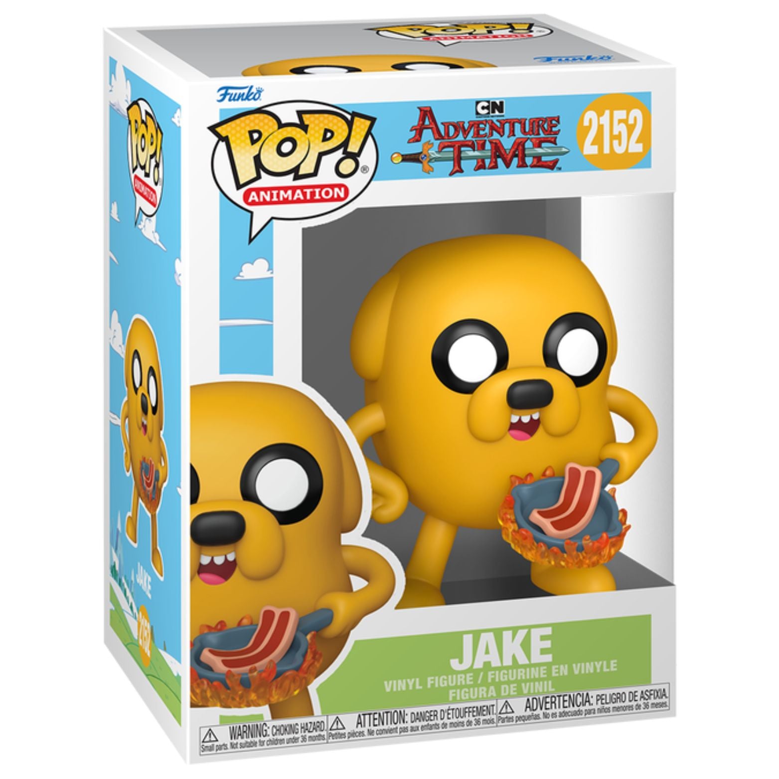 FUNKO POP! TELEVISION ADVENTURE TIME JAKE WITH BACON PANCAKES no2152