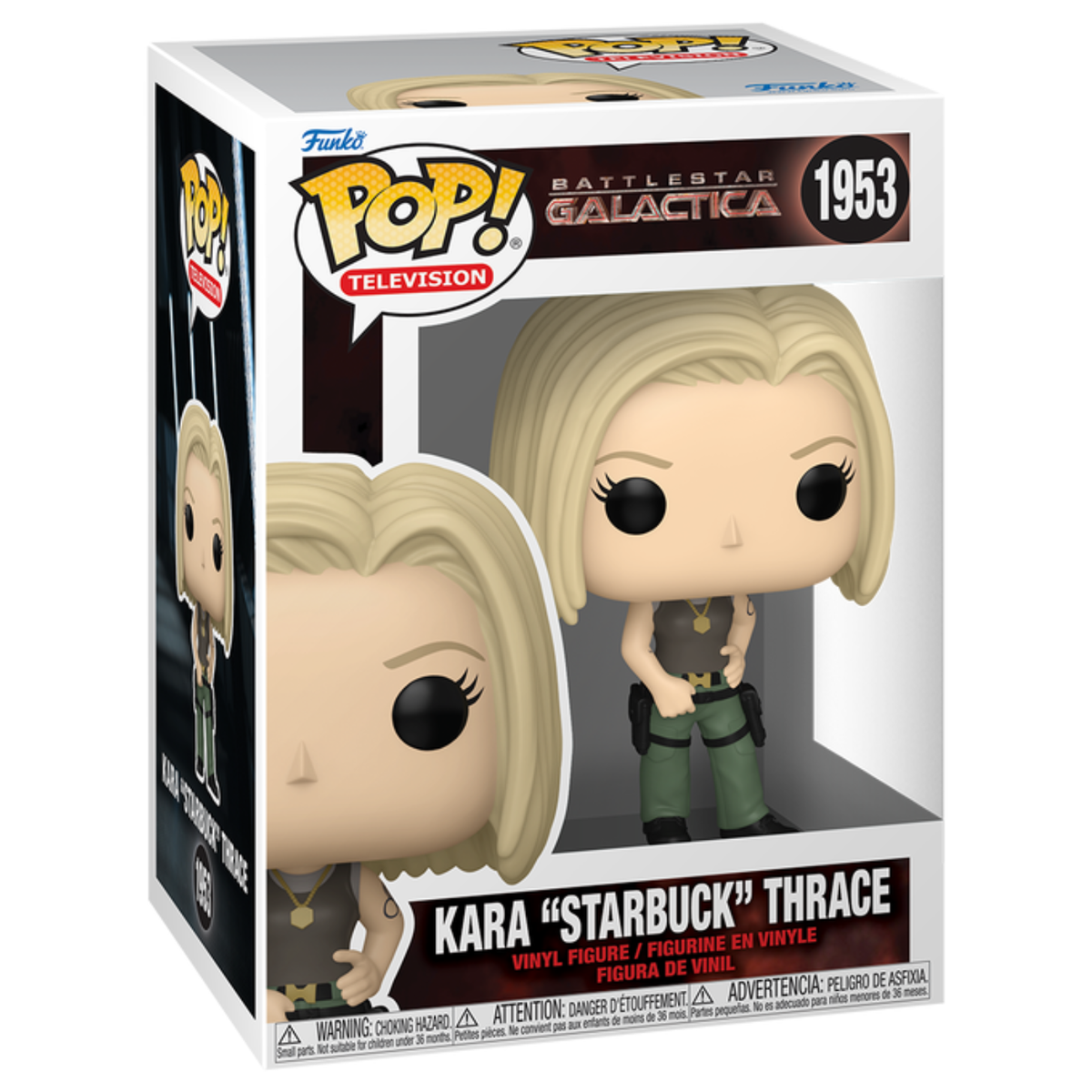 FUNKO POP! TELEVISION BATTLESTAR KARA "STARBUCK" THRACE no1953