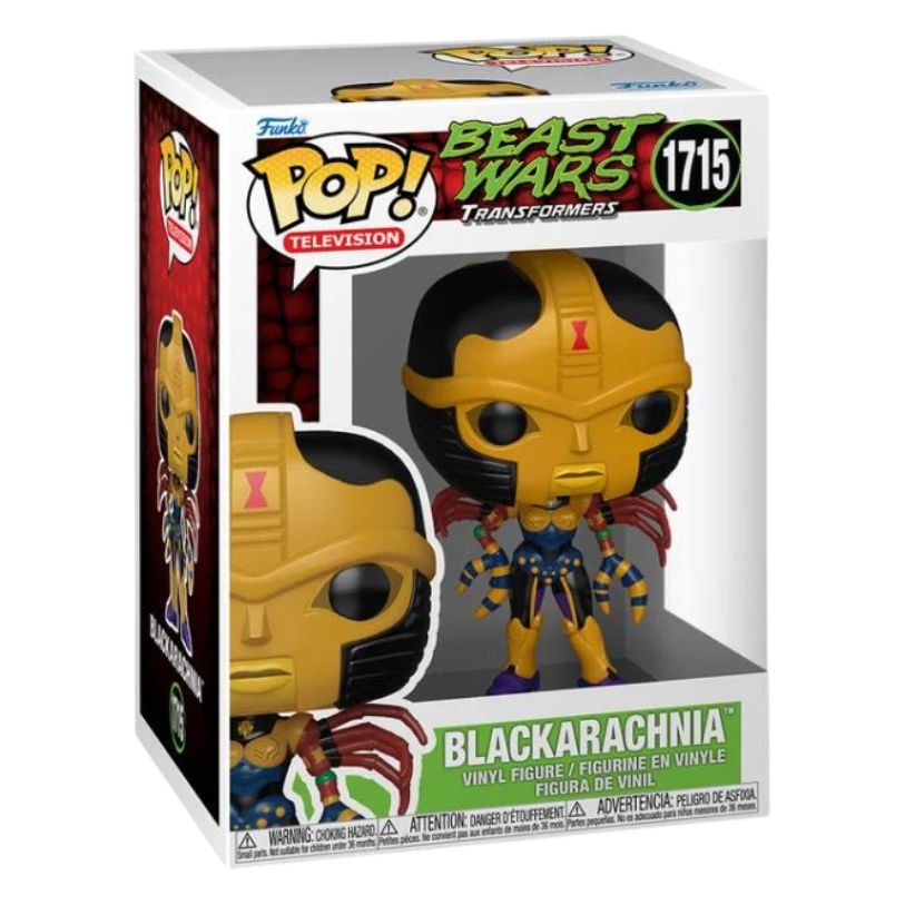 FUNKO POP! TELEVISION BEAST WARS TRANSFORMERS BLACKARACHNIA no1715
