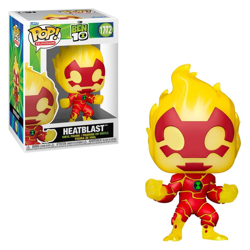 FUNKO POP! TELEVISION BEN 10 HEATBLAST no1772
