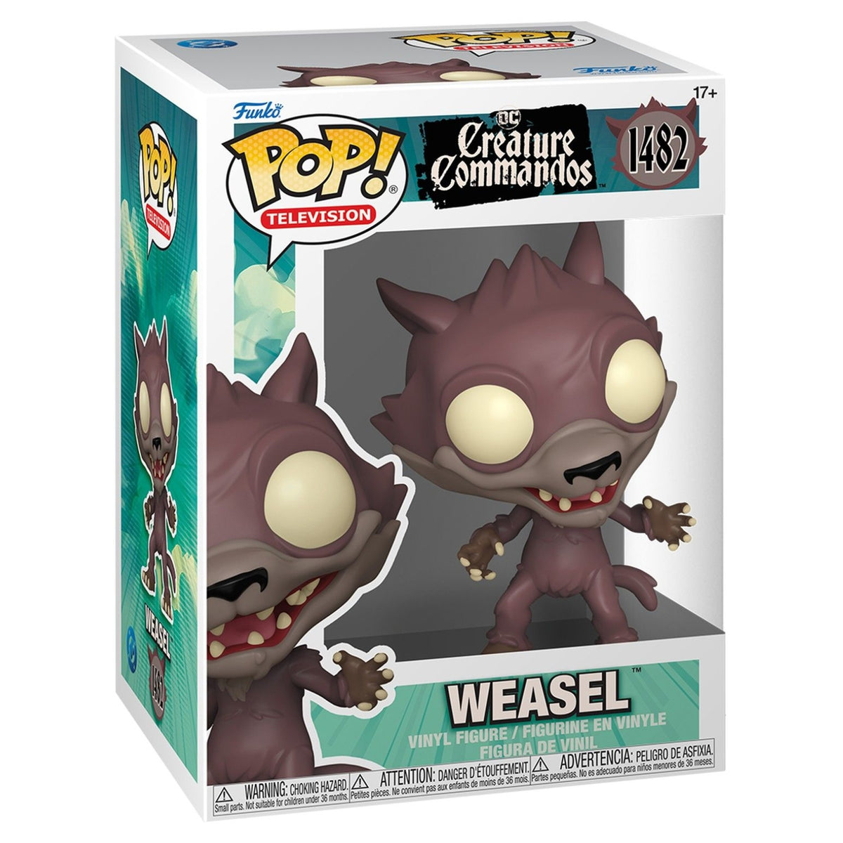 FUNKO POP! TELEVISION DC CREATURE COMMANDOS WEASEL no1482