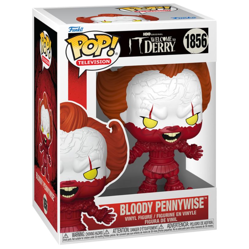 FUNKO POP! TELEVISION IT WELCOME TO DERRY BLOOD PENNYWISE no1856