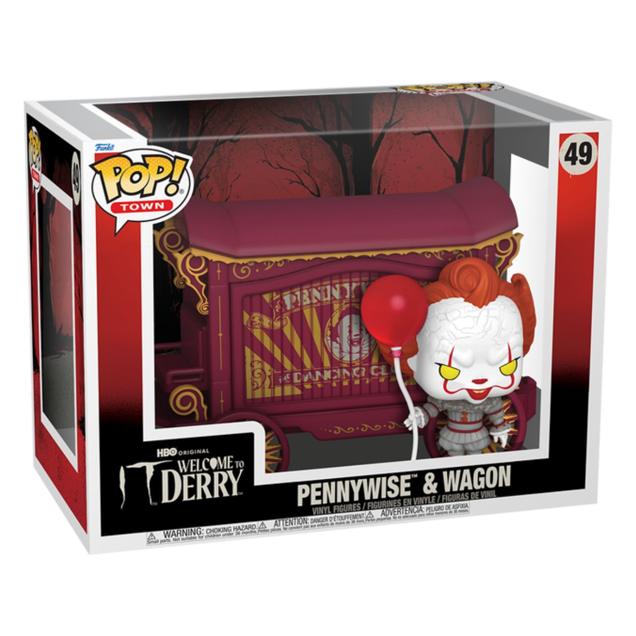FUNKO POP! TELEVISION IT WELCOME TO DERRY PENNYWISE & WAGON no49