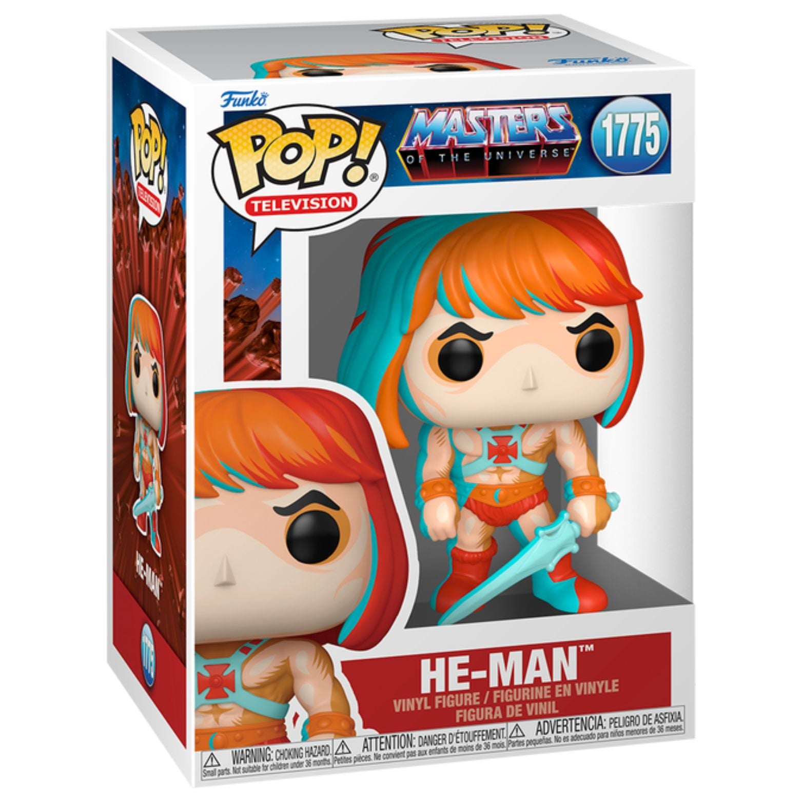 FUNKO POP! TELEVISION MASTERS OF THE UNIVERSE HE-MAN COMIC DECO no1775