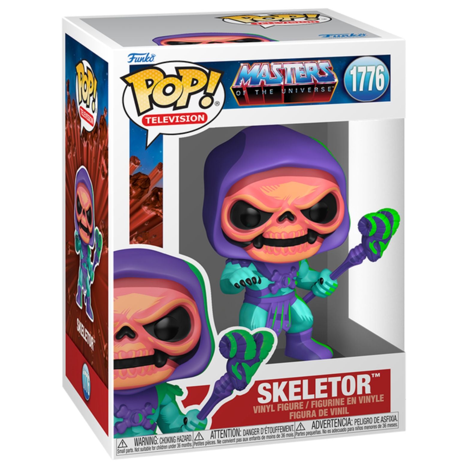 FUNKO POP! TELEVISION MASTERS OF THE UNIVERSE SKELETOR COMIC DECO no1776