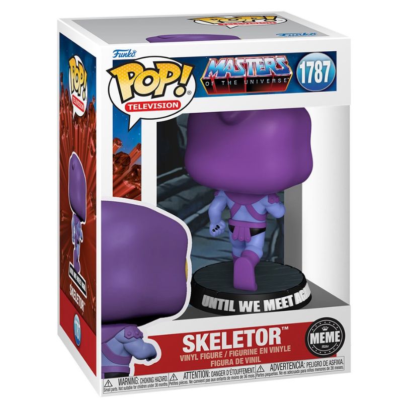 FUNKO POP! TELEVISION MASTERS OF THE UNIVERSE SKELETOR MEME no1787