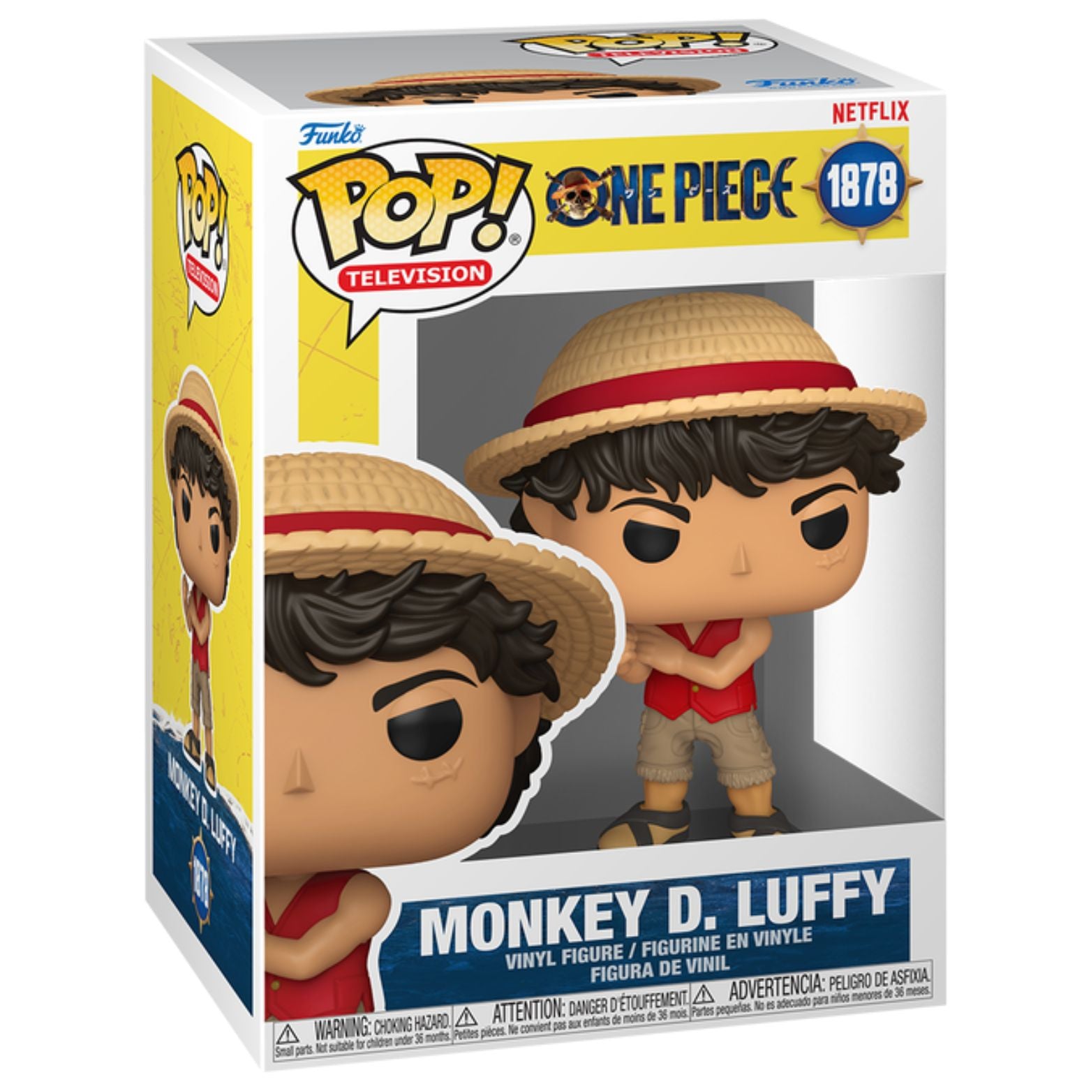 FUNKO POP! TELEVISION NETFLIX ONE PIECE MONKEY D. LUFFY no1878