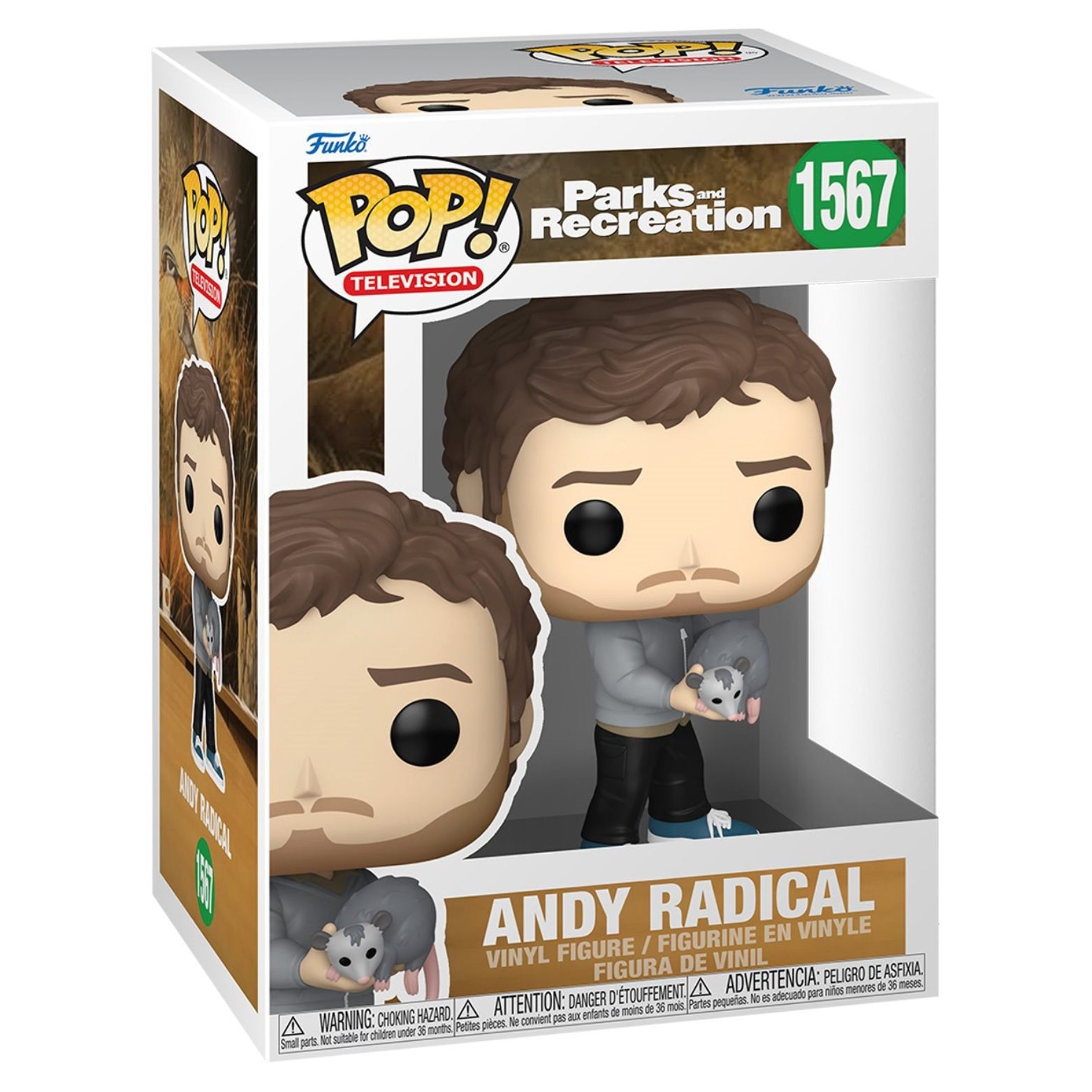FUNKO POP! TELEVISION PARKS AND RECREATION ANDY RADICAL no1567