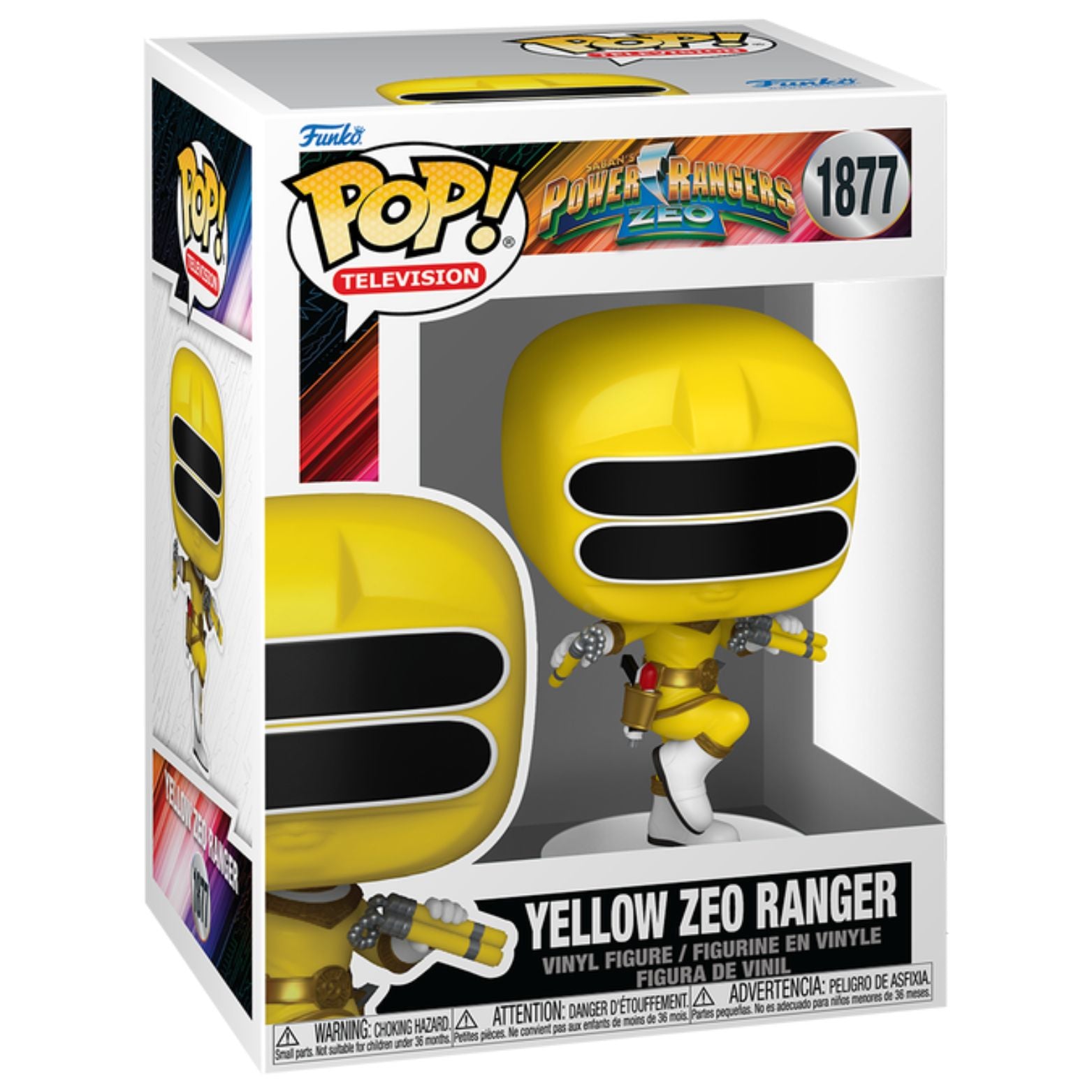 FUNKO POP! TELEVISION POWER RANGERS ZEO YELLOW ZEO RANGER no1876
