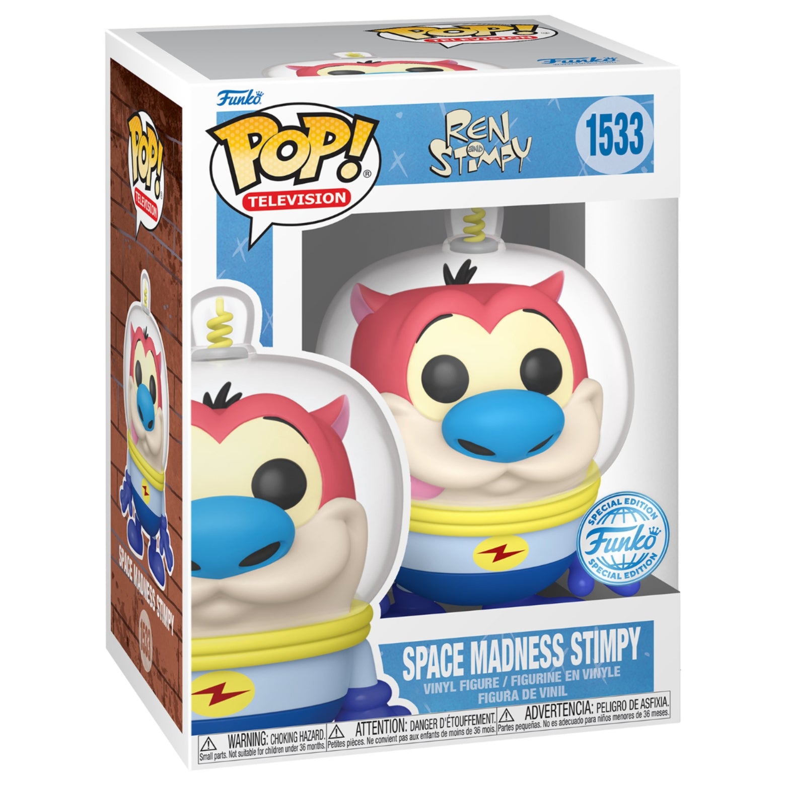 FUNKO POP! TELEVISION REN AND STIMPY SPACE MADNESS STIMPY FUNKO SPECIAL EDITION no1533