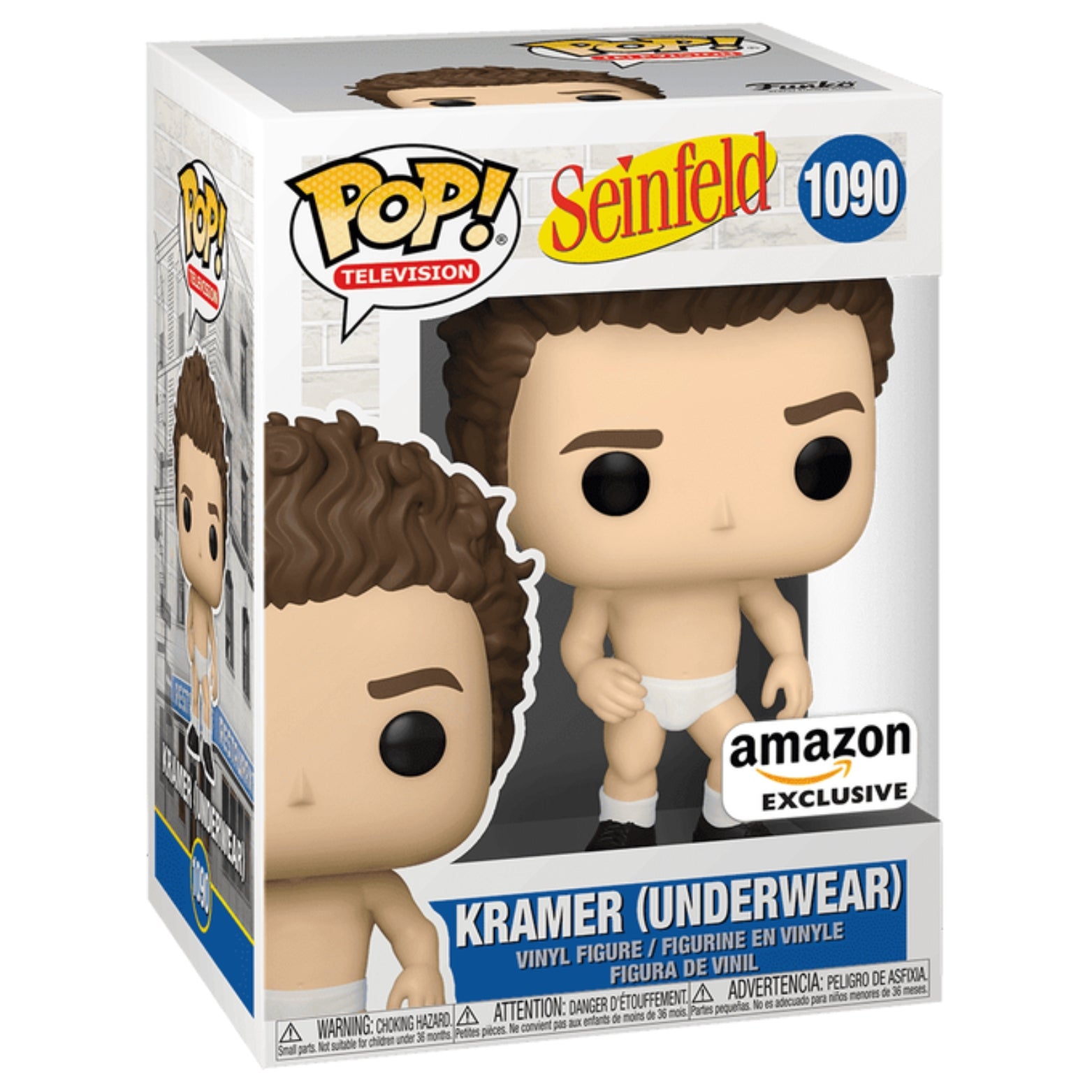 FUNKO POP! TELEVISION SEINFELD KRAMER UNDERWEAR AMAZON EXCLUSIVE no1090