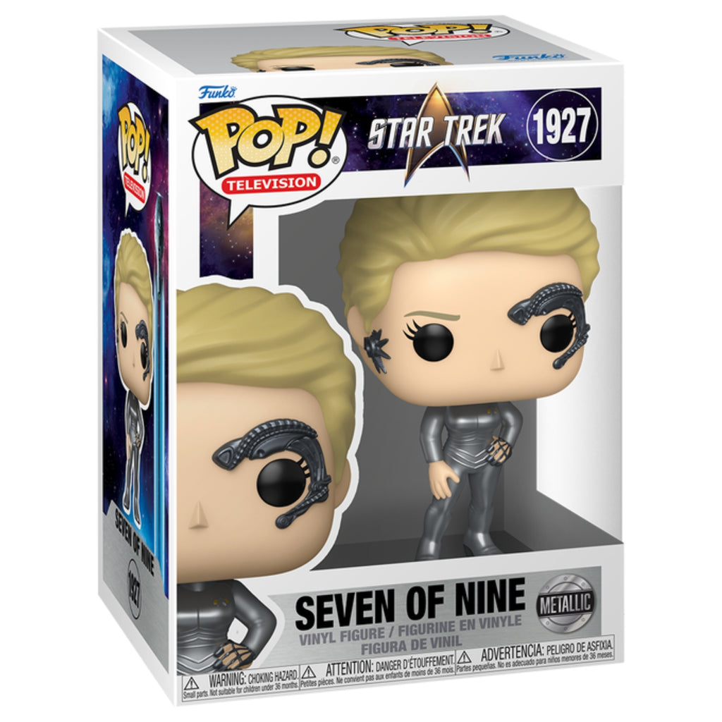 FUNKO POP! TELEVISION STAR TREK SEVEN OF NINE METALLIC no1927