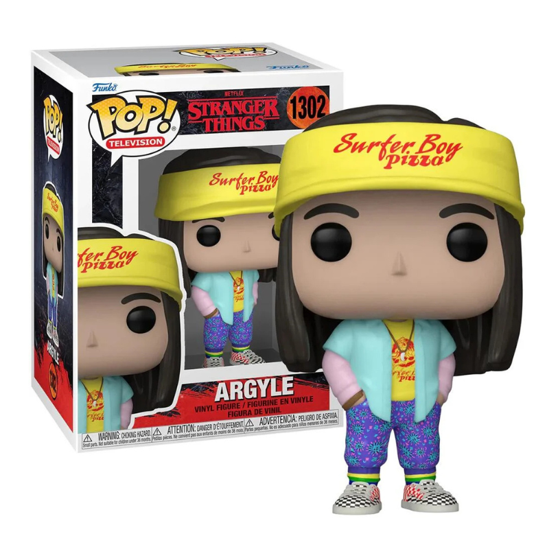 FUNKO POP! TELEVISION STRANGER THINGS ARGYLE no1302