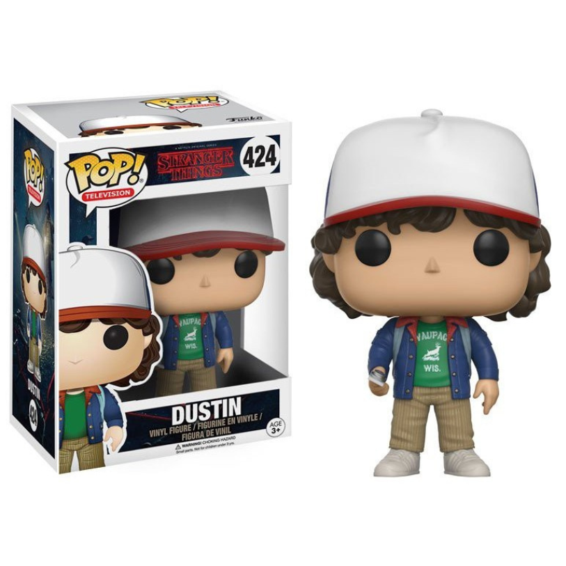 FUNKO POP! TELEVISION STRANGER THINGS DUSTIN no424