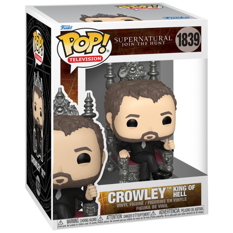 FUNKO POP! TELEVISION SUPERNATURAL JOIN THE HUNT CROWLEY KING OF HELL no1839