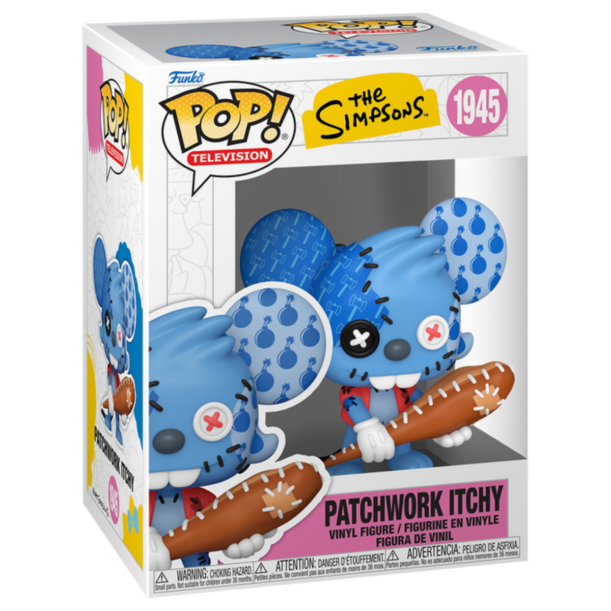 FUNKO POP! TELEVISION THE SIMPSONS PATCHWORK ITCHY no1945