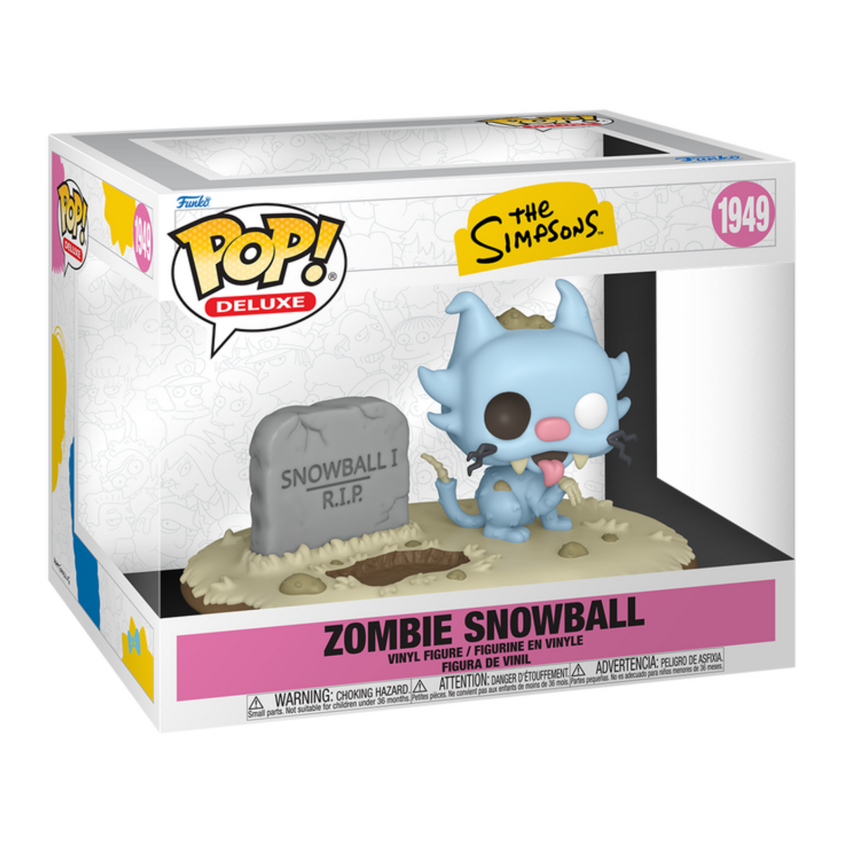 FUNKO POP! TELEVISION THE SIMPSONS ZOMBIE SNOWBALL no1949