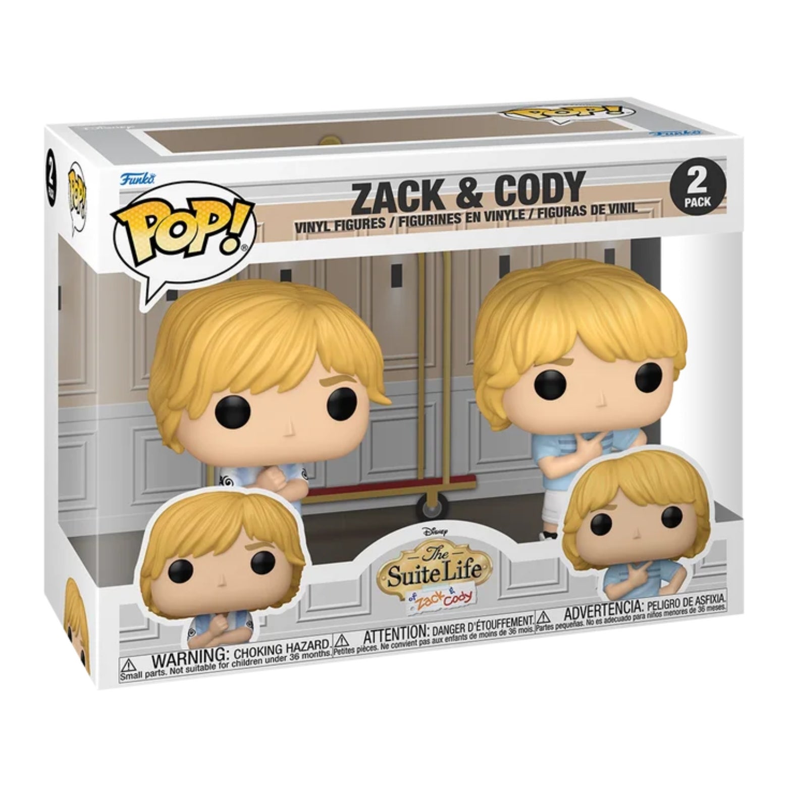 FUNKO POP! TELEVISION THE SUITE LIFE OF ZACK & CODY 2-PACK