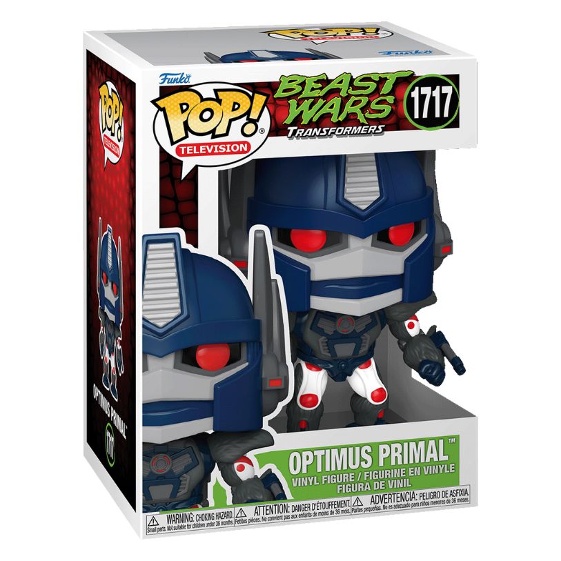 FUNKO POP! TELEVISION TRANSFORMERS BEAST WARS OPTIMUS PRIMAL no1717